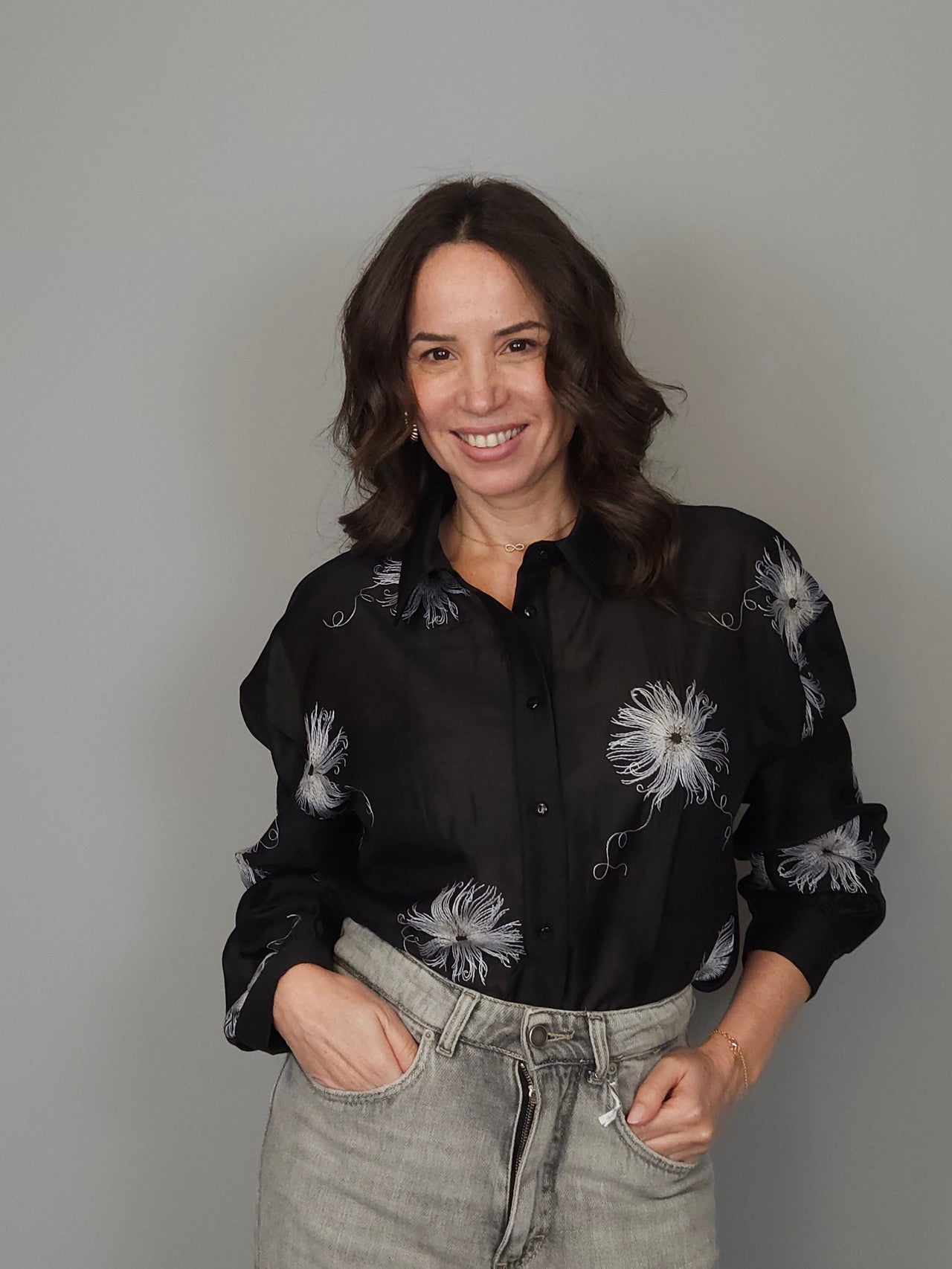 Camicia Margherita - Nera