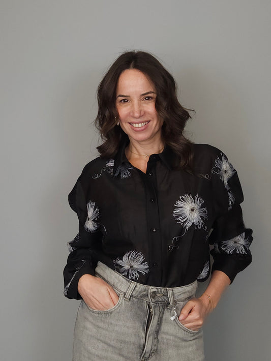 Camicia Margherita - Nera