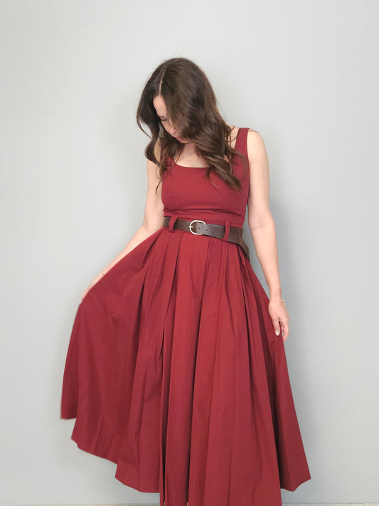 Abito Athena -  Rosso India